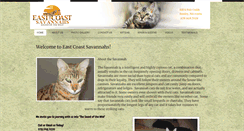 Desktop Screenshot of eastcoastsavannahs.com